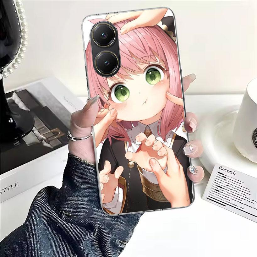 Anime S-Spy Family Anya Soft Phone Case For Xiaomi Redmi 15C 15 13C 13 Poco X5 X6 X7 F7 Ultra M7 12C 12 10 10C 9C 9A 9T 9 Fundas