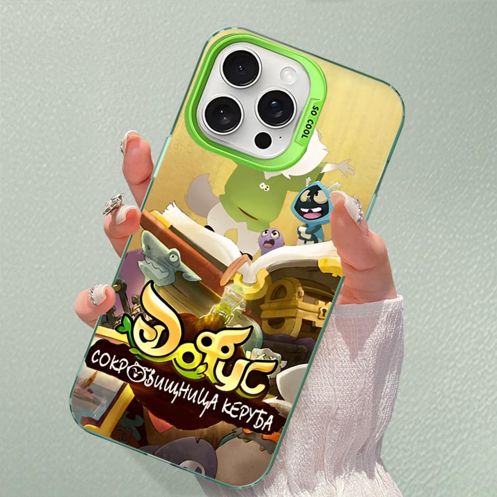 D-DOFUS Phone Case For iPhone 16 15 14 13 12 11 Pro Max X XR XSMAX 8 7 Plus Matte Shockproof Back Cover