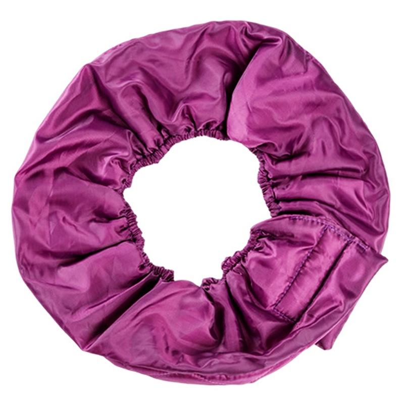 Reusable Shower Caps for Women Waterproof Reusable Shower Caps Waterproof Women Girls Soft Shower Caps for Long Hair фиолетовый