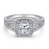Princess Square Row Diamond Ring - Women's S925 Sterling Silver Micro-set Zircon Square Diamond Ring