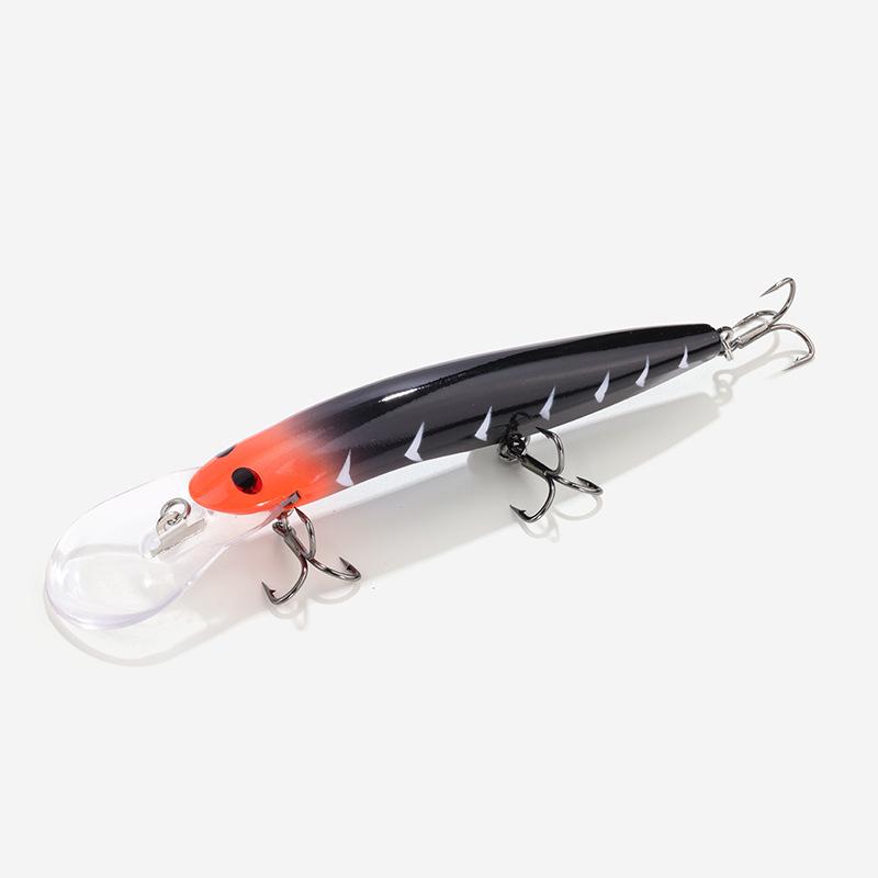 In-Stock Double-Tongued Minnow Hard Lure: Long-Casting, Sinking, Artificial Bait for Bass and Asp Fishing