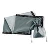 Tarot cloth with constellation motif, for tarot cards, with pouch, velvet, non-slip, high-quality, thick, gray.
