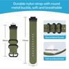 Nylon Watch Band | Compatible with Casio GA-2100/GA-2110/GM-2100 Watches, 22mm Replacement Sports Strap, Unisex (Green)