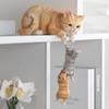 Cute Cat Resin Sculpture Jewelry Birthday Gift Home Dining Table Statue Accessories Decoration