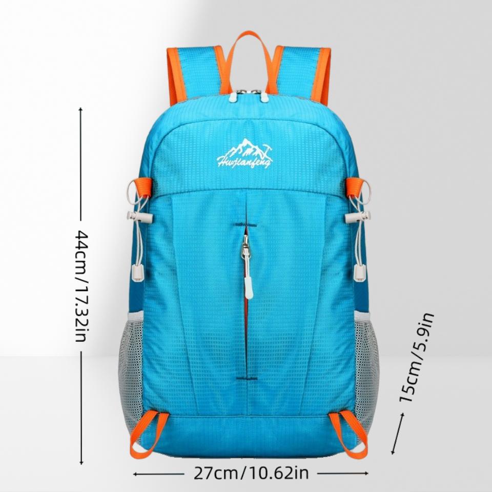 Nylon Cloth Backpack Sports And Leisure Hiking Bag Lightweight And Foldable Outdoor Backpack