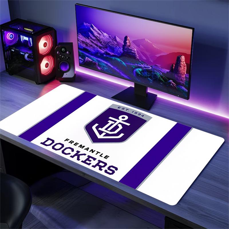 Fremantle Football Club Print Cushion Non-slip Laptop Tablet Big Mousepad XXL Mat Mini PC Playmat With Lock edge