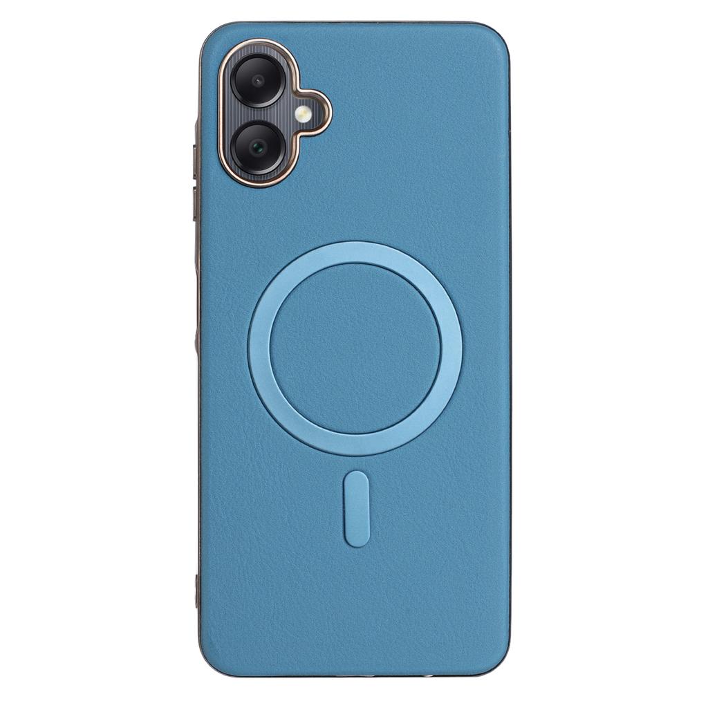 For Samsung Galaxy A06 5G/Galaxy A06 4G Case BINFEN COLOR BF40 Magnetic Case Electroplated PU + TPU Phone Back Cover