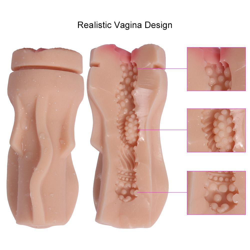 MoDi Vanntett TPR 3D realistisk sexdukke mannlig onanistkopp Vagina sexleketøy for mann kopp
