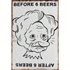 Lustiges Metall-Bierschild Wandkunst Dekoration für Bar Pub Zuhause