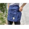 Multi-pocket Half Bib Gardening Garden Hair Stylist Woodworking Short Apron Tool Storage Waist