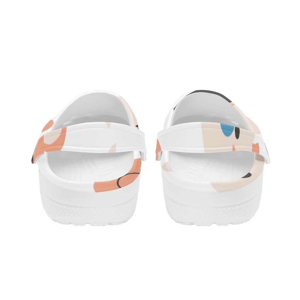 Color Print EVA Garden Clogs Unisex Breathable Slip On Flexible Garden Shoes Beach Pool Bathroom Home Home Slippers Casual Walking