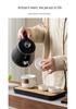 Ceramic Travel Tea Set: Portable Teapot with Two Cups - Perfect for Business Gifts & Holiday Souvenirs