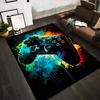 "Colorful Game Controller Design Carpet for Gaming Room Decoration" Suitable for Use As an Anti-slip for Living Room Bedroom Sofas