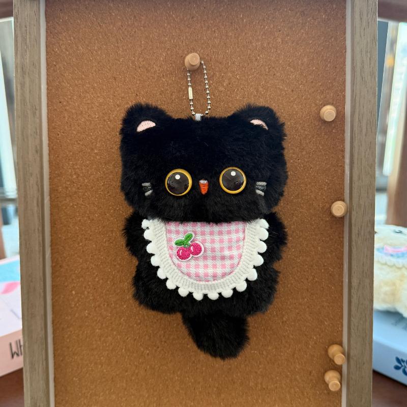 

Мультяшный Плюшевый Брелок в виде Сжимаемого Котенка, Мягкая Кукла-Подвеска, Милая Плюшевая Игрушка в виде Кошки, Брелок для Ключей, Украшение для Рюкзака/Сумки, Подарки