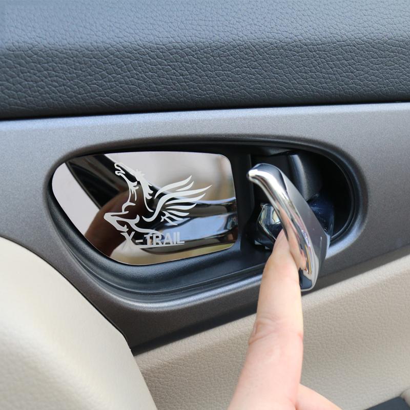 

Автомобильный Стайлинг, внутренняя дверная ручка из нержавеющей стали, накладка на чашу, автоаксессуары, пригодные для X-trail T32 Rogue Xtrail 2014