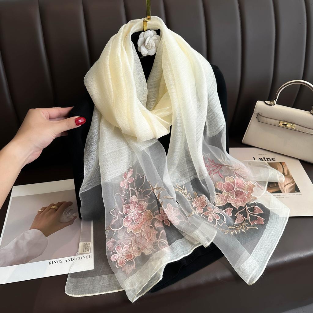 Luxury Brand Solid Silk wool scarf Women Shawls Scarves Summer Lady Hijab Winter Fashion Warm Bandana Foulard Pashmina Poncho
