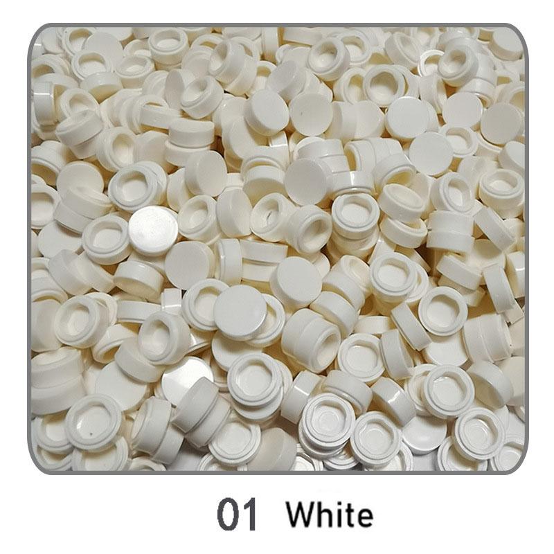 1000 Stück Stadt Bausteine Flache Fliese 1x1 Runde Steine DIY Erleuchten Bausteine Teile 98138 Bausteine für Jungen Mädchen Geschenke Kinder