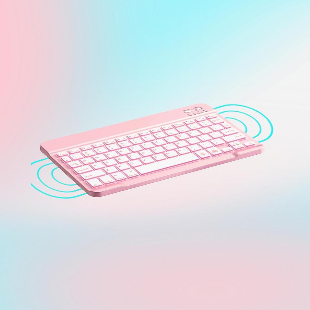 Universal Luminous Bluetooth Keyboard: Backlit, Magnetic, Portable for iPad, Samsung, Xiaomi & Huawei Tablets