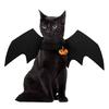 Skrzydła nietoperza dla kota Kostium Halloween dla zwierzaka Rekwizyt do fotografii Cosplay Czarne skrzydła nietoperza dla kotów i psów Akcesorium do przebrania na imprezę Halloween