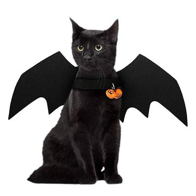 Cat Bat Wings Pet Halloween Costume Photography Prop Cosplay Black Bat Wings for Cats And Dogs Halloween Party Dress-up Accessory