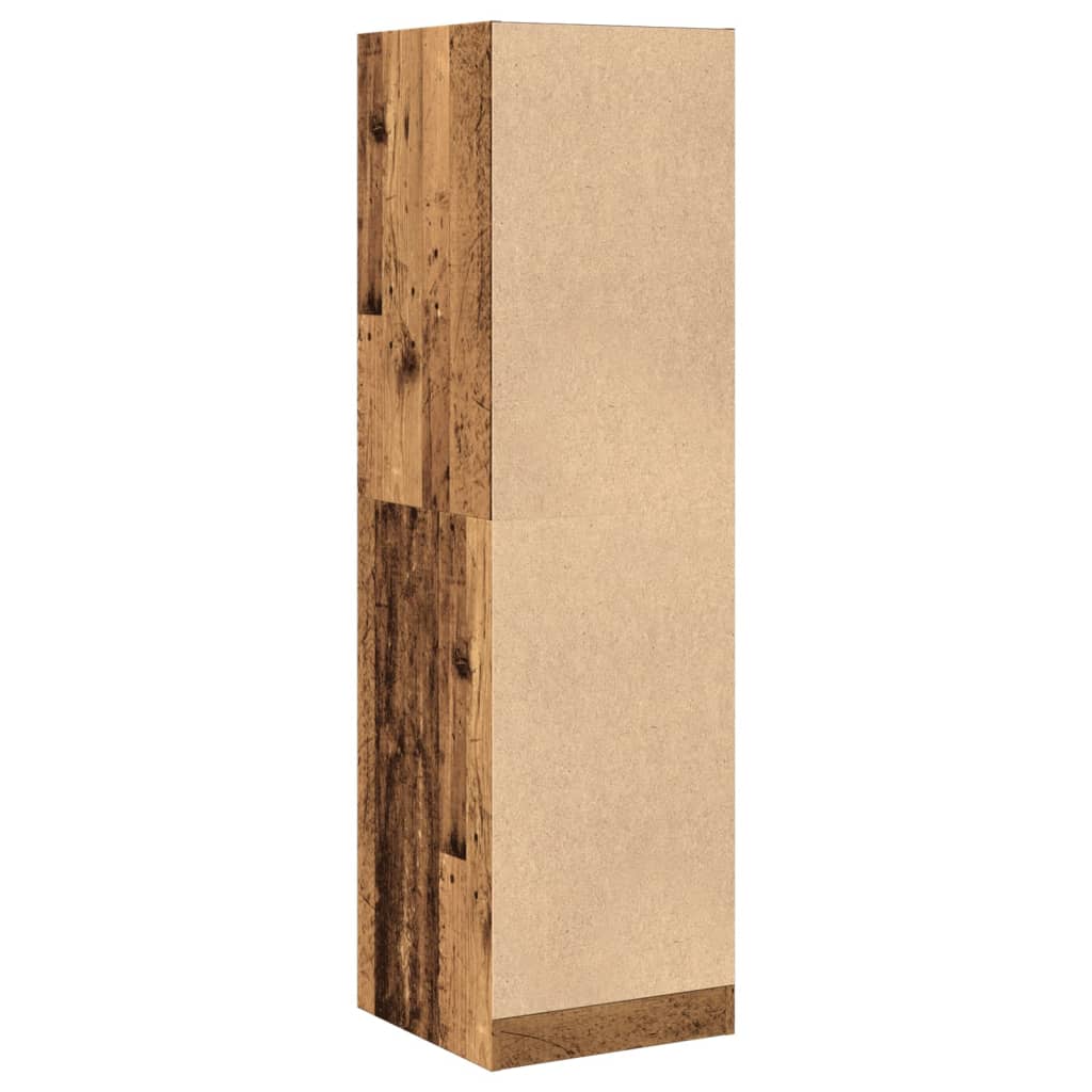 Vidaxl Szafka Apteczna, Stare Drewno, 40X41X144,5 Cm