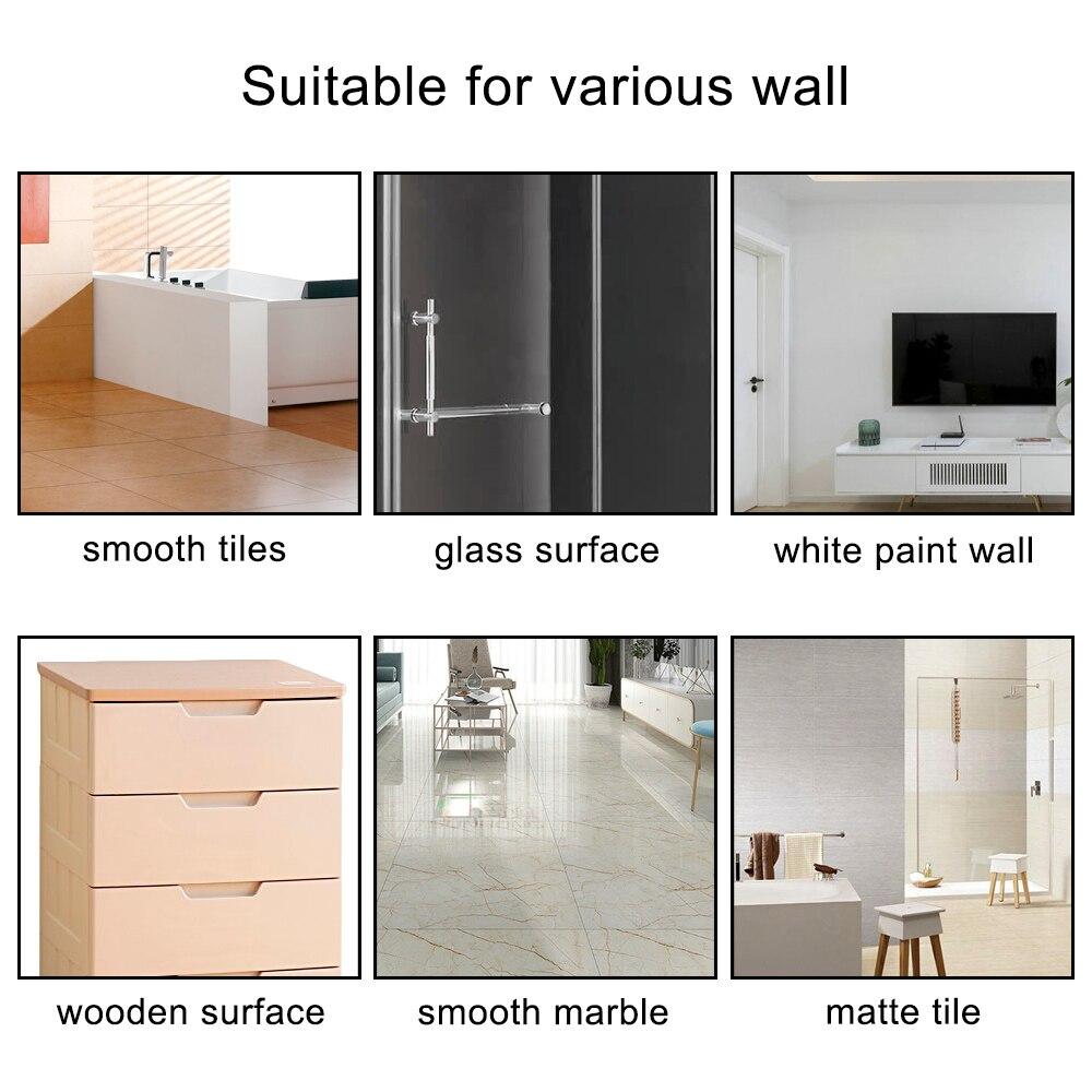 Anti-Slip Handrail With Suction Cup No Drilling Shower Handle Offers Safe Grip For Safety Grab In Bathroom Bathtub Glass Door