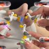 Real Sound Seagull Button Keychain Adult Keyboard Clicky Keychain  For Adults Children