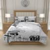 L-Light Y-Yagami D-Death N-Note Anime Bedding Set with Duvet Cover Soft Microfiber Kids Teens Bedroom Single Double King Size, EU US UK AU DE