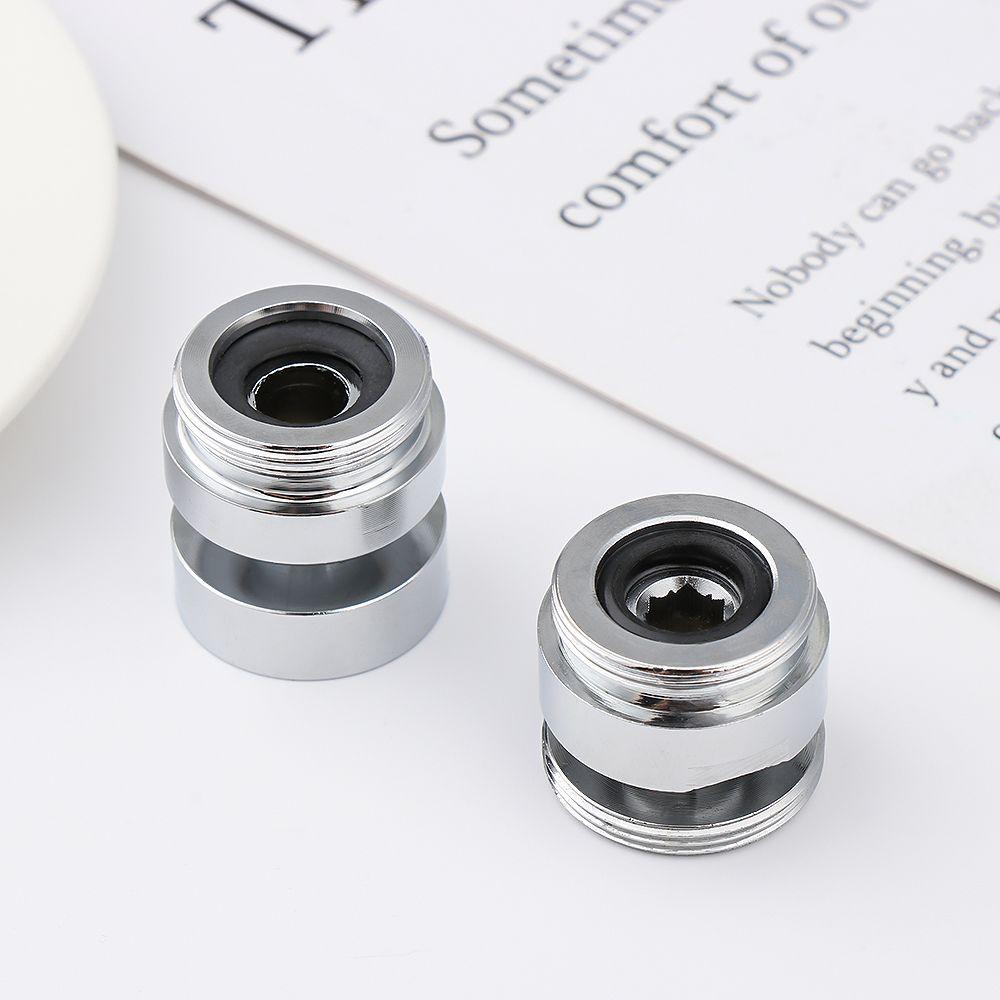 Kitchen Faucet Fittings Stainless Steel Tap Aerator Connector Swivel Aerator Adapter 360 Degree Adjustable Faucet Adapter
