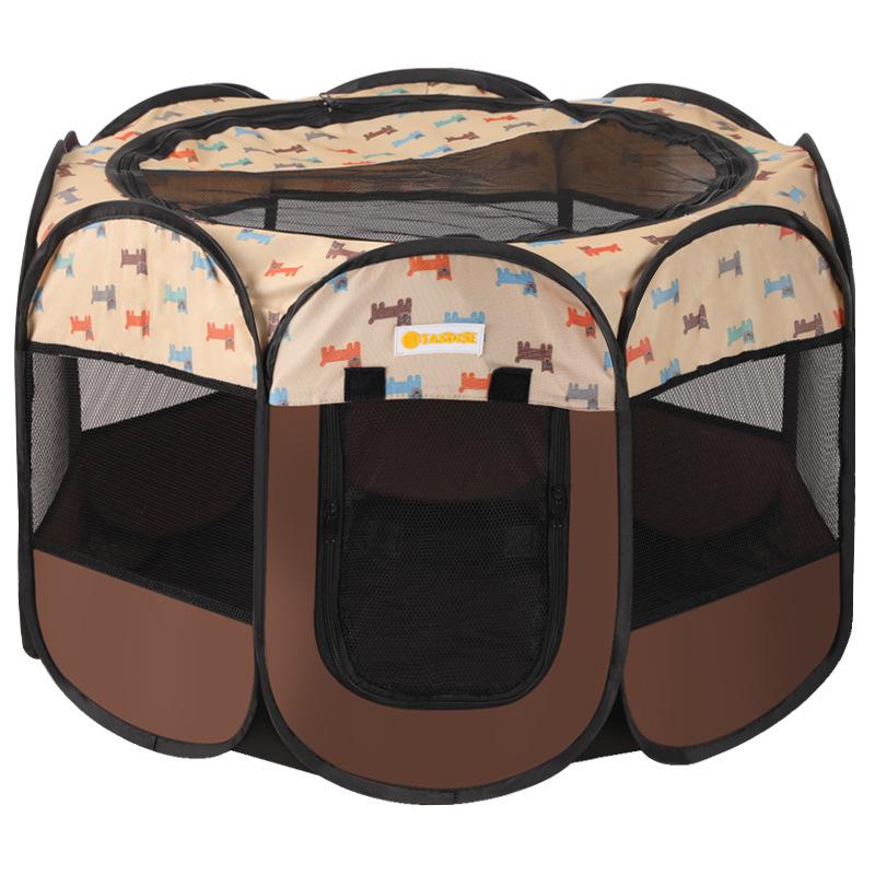 Foldable Octagonal Pet Tent: Extra Large All-Season Cat Enclosure & Bed