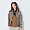 Womens Lightweight Short Down Jacket Plus Size Stand Collar White Duck Warm Coat