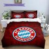 Set Copripiumino Trapuntato con Motivo FC Bayern Monaco Decorazione Casa Regalo (1 * copripiumino + 2 * federe senza imbottitura)
