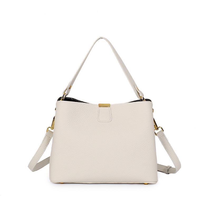Genuine Leather Women's Trendy Crossbody Bag 2025 - Versatile, High-End, Large Capacity Handbag
