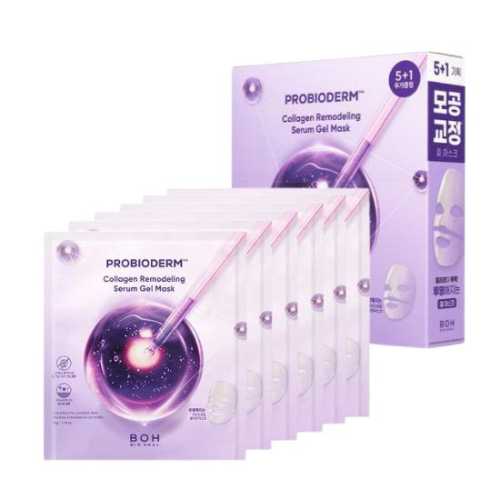 BIOHEAL BOH Probioderm Collagen Remodeling Serum Gel Mask – 5+1 Sheets