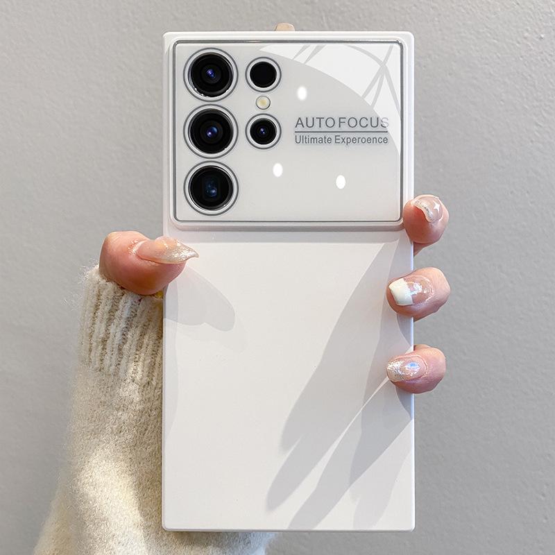 Liquid Silicone Case & Full Lens Film for Samsung S22/S23/S24 Ultra - Anti-Fall