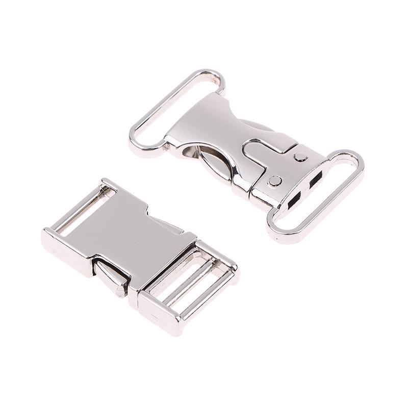 2 szt. Klamry Zwalniające ze Stopu Cynku Okucia 13 mm/15 mm/20 mm Klamry do Bransoletki ze Sznurka Paracord Zamek do Torby Części Narzędzi Outdoorowych