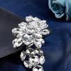 FINGERINSPIRE Rhinestone Applique for Wedding Dress Belt Shiny Crystal Bridal Sash Patches Rhinestones Applique Decoration for Dress, Gown,