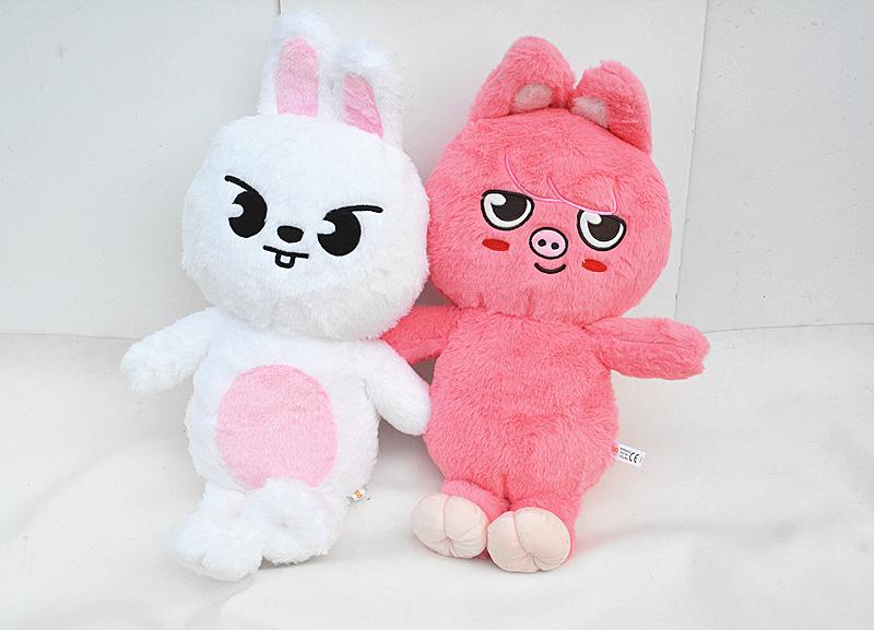 **50 cm Kpop Plyschleksak Wolfchan Kawaii Tecknad Gosedjur Plyschdocka Stor Storlek Barn Spädbarn Sovkudde Gåva**
