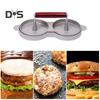 Burger Press Patty Maker Aluminum Alloy Hamburger Fish Patty Press Mold for Meat Beef Veggie Burger Grill BBQ Kitchen Tool