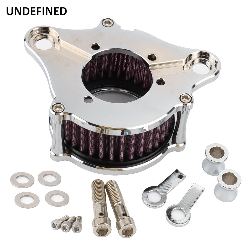 Chrome Motorcycle Air Filter Intake Cleaner System Kit For Harley Sportster XL883 XL1200 Iron 883 48 72 Seventy Two