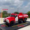 Diecast 1:57 Scale 1969 Camion Citerne ZlL 130 Soviet Alloy Fire Engine Car Model Boy Holiday Gifts Toy Collection Static Show