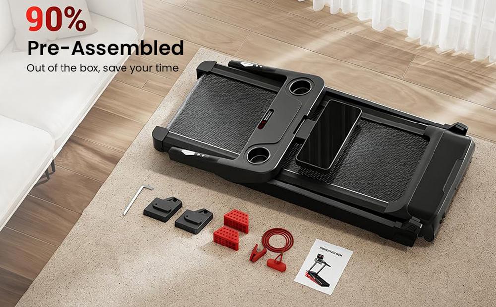 ROBORE L20 Treadmill with 15% Adjustable Incline