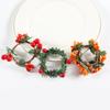 6pcs Napkin Holder Handmade Red Berry Napkins Rings Table Decoration for Wedding Christmas Thanksgiving  Banquet Birthday Party