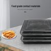 Disposable 4-Compartment Meal Box with High Lid