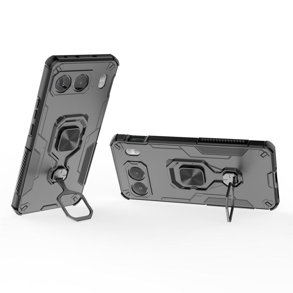 For OnePlus Nord 4 Case Rotatable Ring Kickstand PC+TPU Shockproof Phone Cover