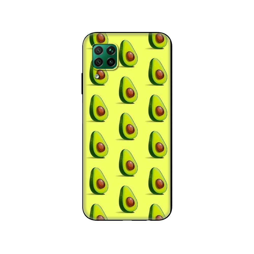 Black Tpu Case For Huawei P30 Lite P30 Pro P40 Case For Huawei P40 LITE E P Smart 2020 Case Cover Green Avocado
