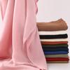 New Thin Modal Scarf For Women Girls Solid Scarves Soft Wide Brim Cotton Breathable Pashmina Shawl Foulard Winter Wrap Shawls