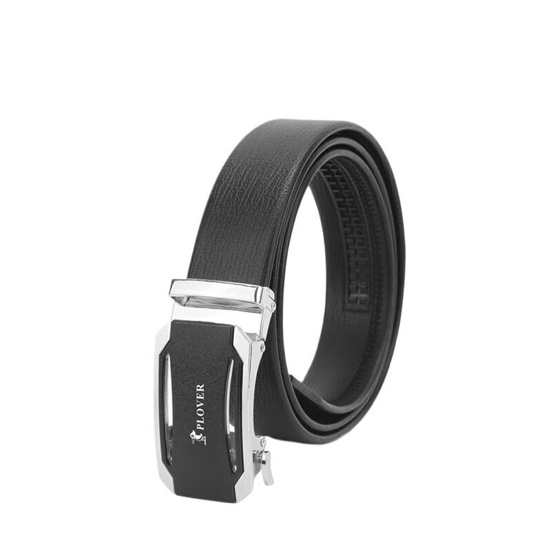 Мужской кожаный деловой ремень PLOVER с автоматической пряжкой