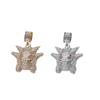 Hiphop Full Diamond Cuban Necklace Hiphop Pokemon Anime Pet Elves Pendant Men's Necklace