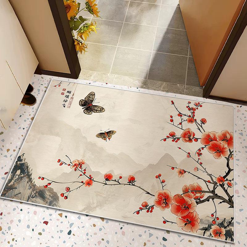 Chinesische Badezimmer-Absorbierende Matte Badezimmertür Haushalt Fußmatte Eingang Schnelltrocknend Schmutzmatte Kann Matte Sein 40 * 60cm Diatom Mud